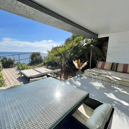 Vue Mer, Terrasse & Piscine - Free Parking - Monaco *